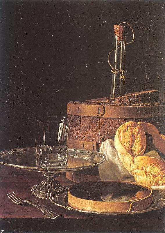 Still-Life with a Box of Sweets and Bread Twists, Melendez, Luis Eugenio